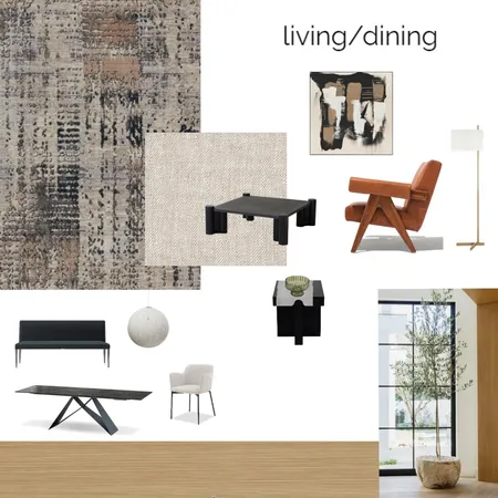 living-dining Interior Design Mood Board by parliament on Style Sourcebook