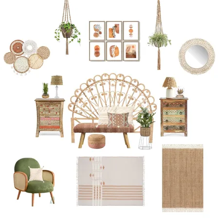 Bohemian Interior Design Mood Board by donnapep on Style Sourcebook