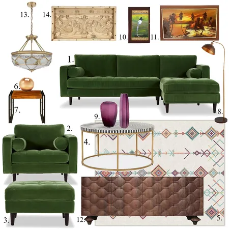 Module 9 Living Room Interior Design Mood Board by swearenjen@gmail.com on Style Sourcebook