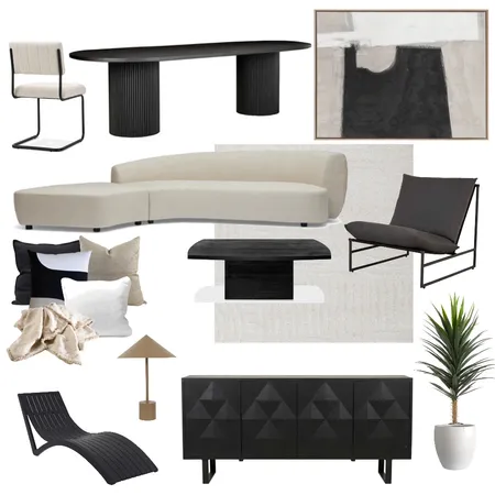 Modern Monochrome Interior Design Mood Board by HELLO@CASARAE.COM.AU on Style Sourcebook