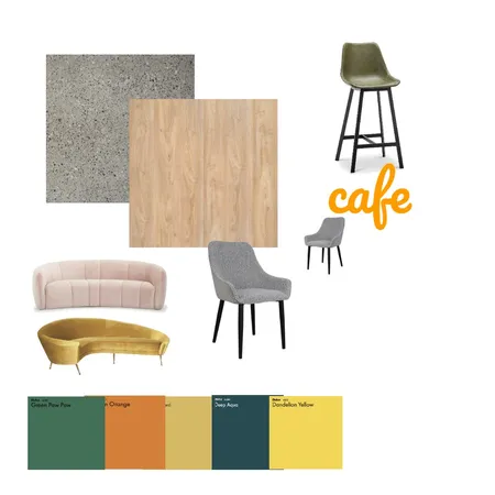 cafe Interior Design Mood Board by DRAKOULI on Style Sourcebook