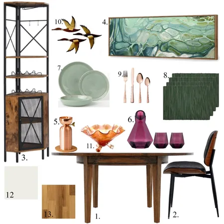 Module 9 Dining Interior Design Mood Board by swearenjen@gmail.com on Style Sourcebook