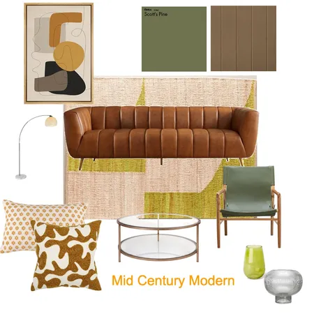 Mid Century Modern Room Design Mood Board Interior Design Mood Board by kyliemichellebarker on Style Sourcebook