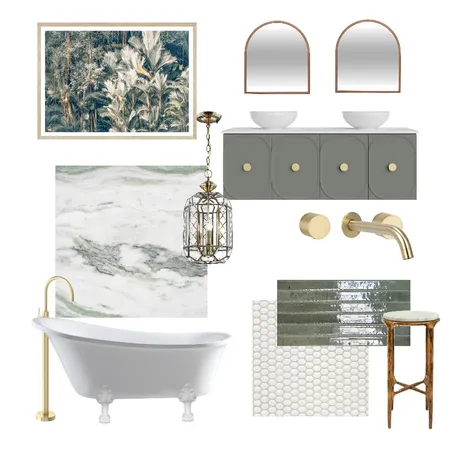 Bathroom Interior Design Mood Board by Studio Reverie on Style Sourcebook