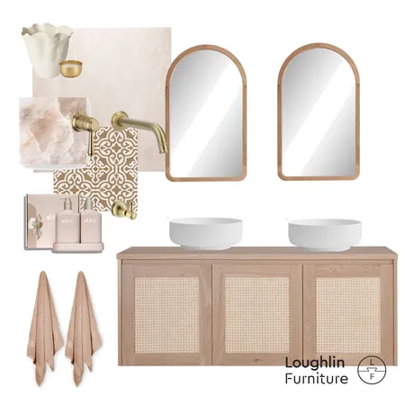 Bathroom Mood Board Feat. Pacific Vanity Interior Design Mood Board by Loughlin Furniture on Style Sourcebook