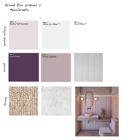 Ground floor #2 monochromatic Interior Design Mood Board by MSP Styling & Design on Style Sourcebook