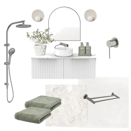 Chantelle bathroom nickel Interior Design Mood Board by emhauscreative on Style Sourcebook
