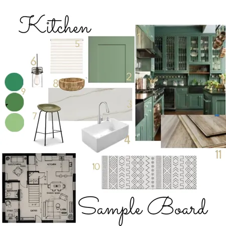 kitchen sample board Interior Design Mood Board by Mya on Style Sourcebook