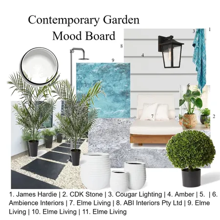 Contemporary Garden Mood Board Interior Design Mood Board by jess2530 on Style Sourcebook