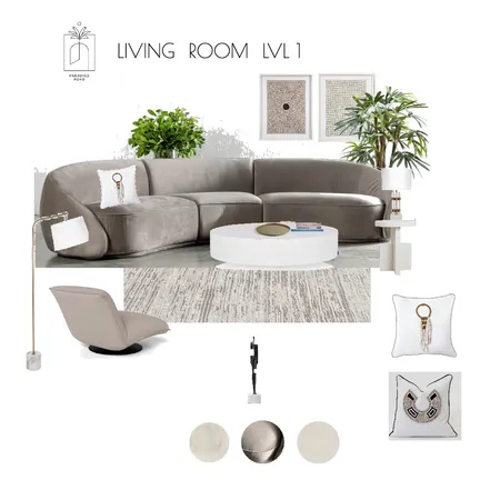 Living Room Lvl 1 Interior Design Mood Board by Paradiso on Style Sourcebook