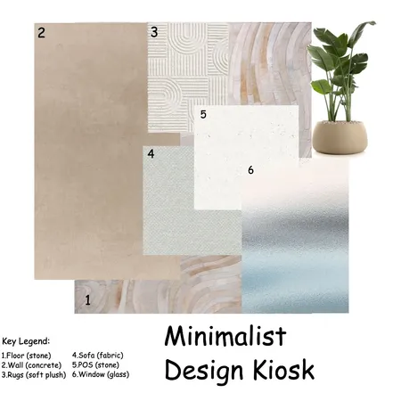 Minimalist Design Kiosk Interior Design Mood Board by pttien on Style Sourcebook