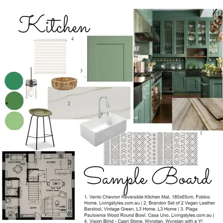 kitchen sample board Interior Design Mood Board by Mya on Style Sourcebook