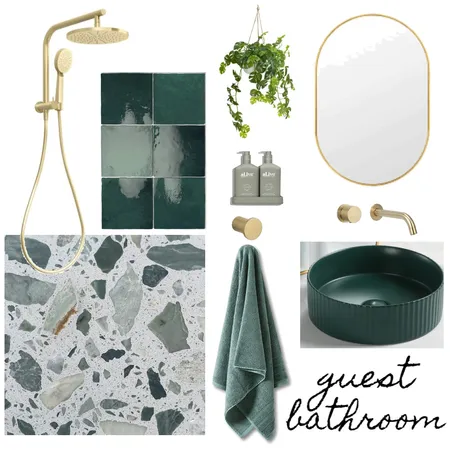 Guest Bathroom Interior Design Mood Board by makindesign on Style Sourcebook