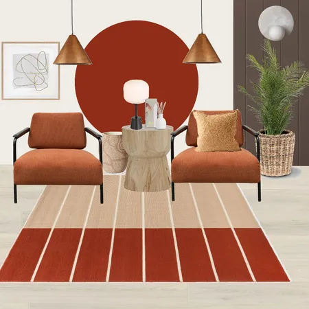 Marimekko Tiibet Burnt Orange 132803 Interior Design Mood Board by Unitex Rugs on Style Sourcebook