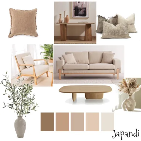 japandi style Interior Design Mood Board by sanjitakolkar929 on Style Sourcebook