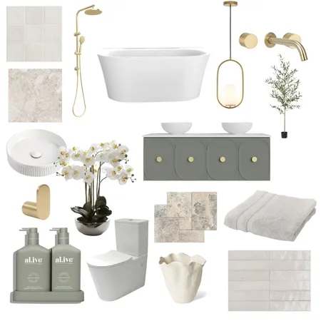 bathroom mood board Interior Design Mood Board by isabellescott on Style Sourcebook