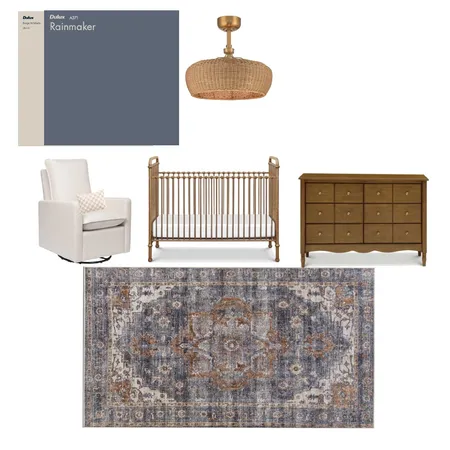 Blue Nursery Interior Design Mood Board by AprilMccutchan on Style Sourcebook