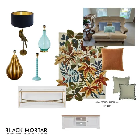 Helen St- Living Room Interior Design Mood Board by blackmortar on Style Sourcebook