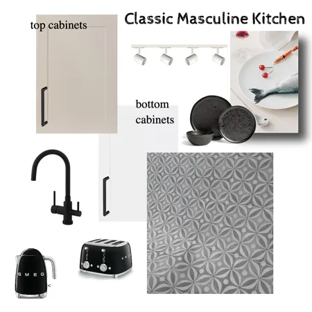 masculine kitchen Interior Design Mood Board by Rekucimuci on Style Sourcebook