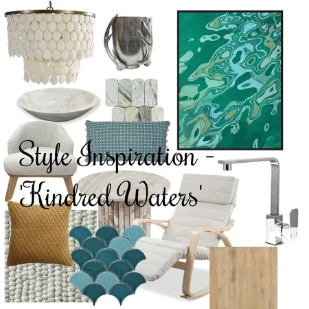 Kindred Waters Interior Design Mood Board by Wendy Fogarty_artist on Style Sourcebook