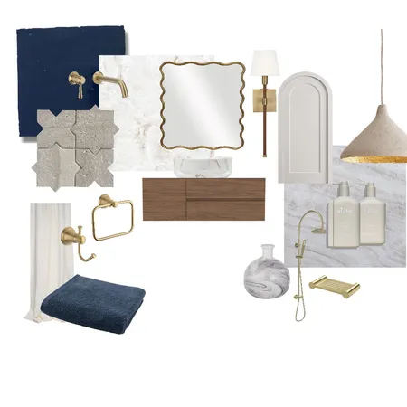 MY POWDER BATHROOM Interior Design Mood Board by lals on Style Sourcebook