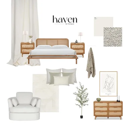 rattan bedroom 1 Interior Design Mood Board by tarlikennett on Style Sourcebook