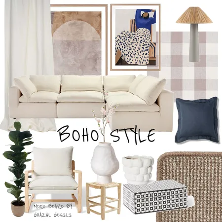 BOHO STYLE Interior Design Mood Board by ghazalgsl on Style Sourcebook