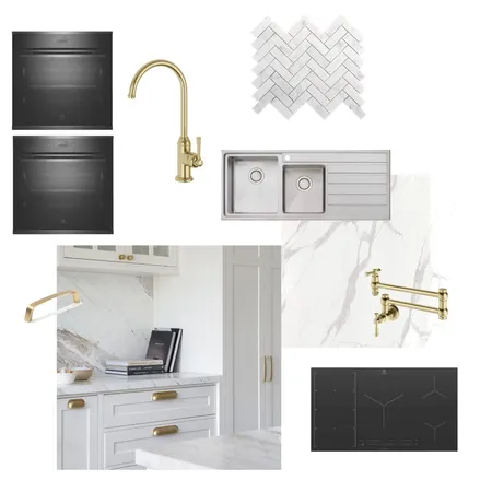 Kitchen Gold fixtures Interior Design Mood Board by Rhianonmaree@hotmail.com on Style Sourcebook