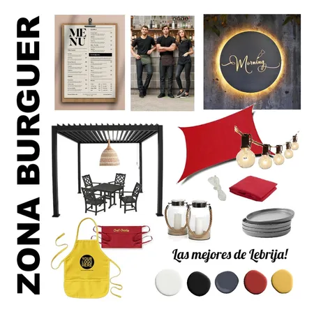 Zona Burguer Interior Design Mood Board by layoung10 on Style Sourcebook