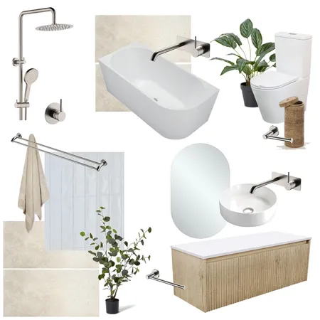 Timber & white bathroom scheme Interior Design Mood Board by emmalea97@gmail.com on Style Sourcebook