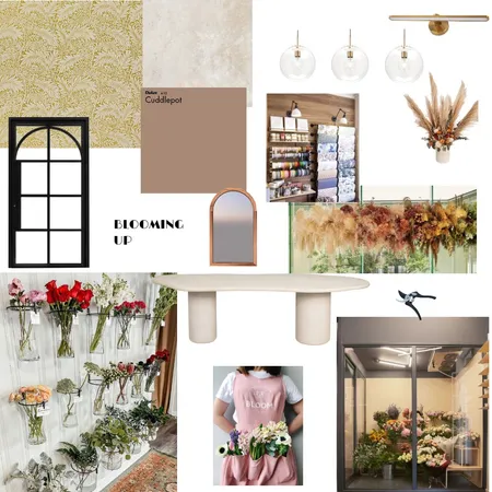 FLOWERSHOP Interior Design Mood Board by elenhkat on Style Sourcebook