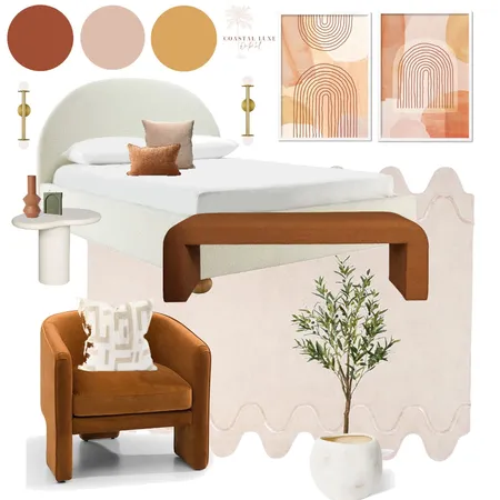 Mediterranean Bedroom Interior Design Mood Board by Coastal Luxe on the hill on Style Sourcebook