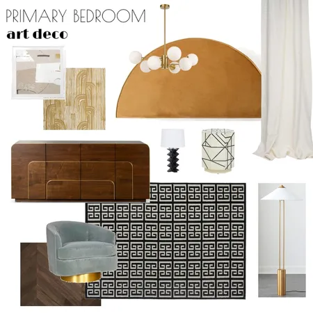 ART DECO PRIMARY SUITE Interior Design Mood Board by Rachel Romly Interiors on Style Sourcebook