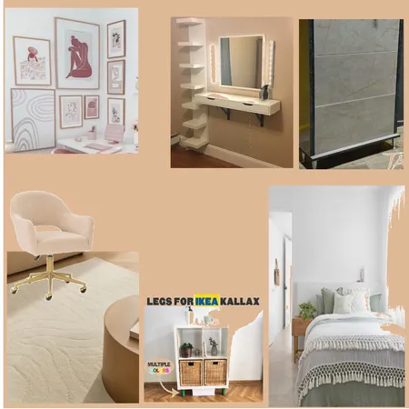 לוח השראה  המלא חדר בנות Interior Design Mood Board by NHilely on Style Sourcebook