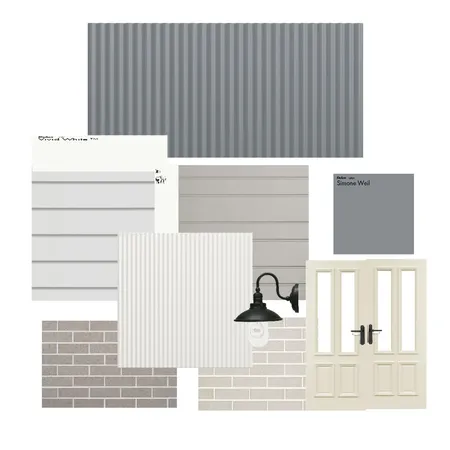Coastal Hamptons Facade Interior Design Mood Board by NatashaHanney on Style Sourcebook