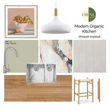 Modern Organic Kitchen Interior Design Mood Board by hello@obnldesign.com on Style Sourcebook