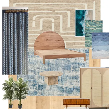 coastal bedroom Interior Design Mood Board by ashwatiabraham522875@gmail.com on Style Sourcebook