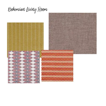 Bohemian fabrics Interior Design Mood Board by berniek73@bigpond.com on Style Sourcebook