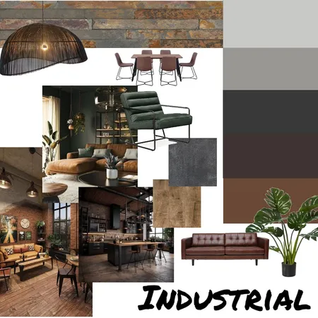 Industrial Board 04/24 Interior Design Mood Board by H34th3r on Style Sourcebook