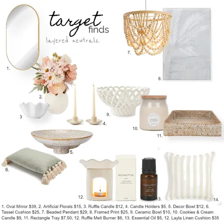 Target Finds Interior Design Mood Board by thebohemianstylist on Style Sourcebook