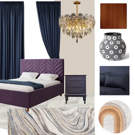 Спальня 02 Interior Design Mood Board by Anna Cheganova on Style Sourcebook