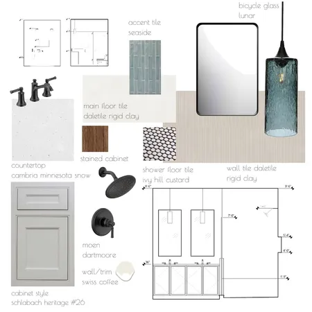 Bolte Residence Mood Board - Bathroom Interior Design Mood Board by A_Osborn on Style Sourcebook