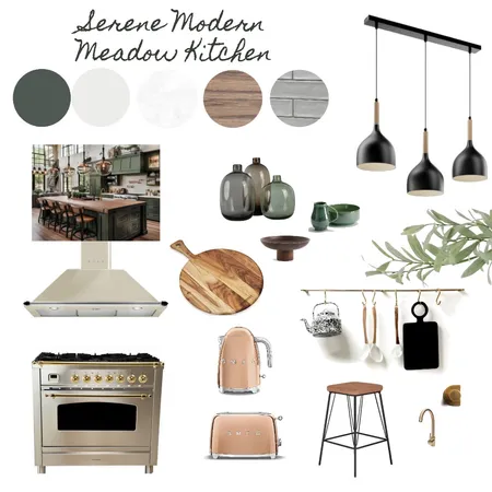 Modern Country Kitchen Interior Design Mood Board by kgmakeupstars@gmail.com on Style Sourcebook