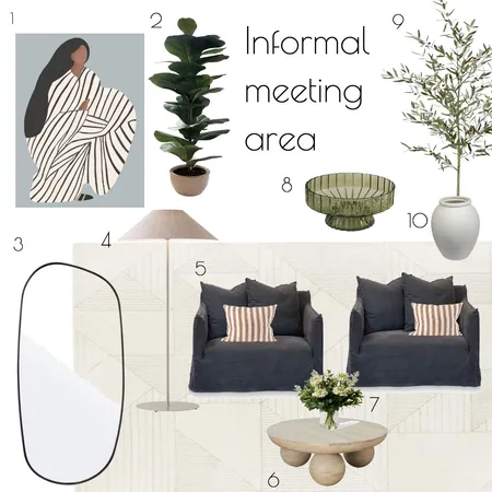 Olive house office - informal meeting area Interior Design Mood Board by Olive House Designs on Style Sourcebook