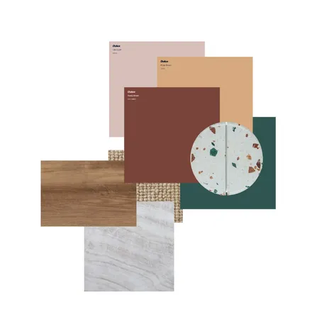 Earthy Sample Board Example Interior Design Mood Board by IDIstudentKy on Style Sourcebook