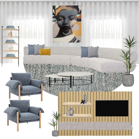 Bridgeman Project - Upstairs living Interior Design Mood Board by The Ginger Stylist on Style Sourcebook