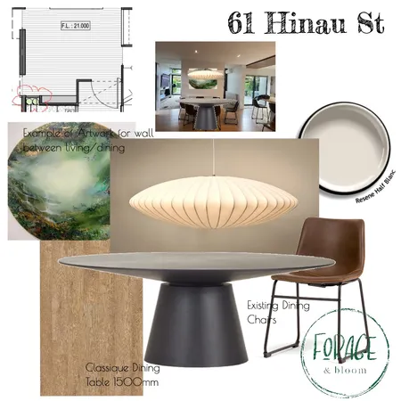 61 Hinau St - Dining Interior Design Mood Board by fleurwalker on Style Sourcebook