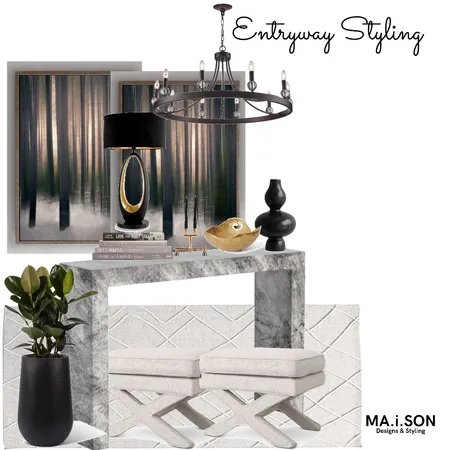 Entryway Styling - Luxe and Elegant Interior Design Mood Board by JanetM on Style Sourcebook