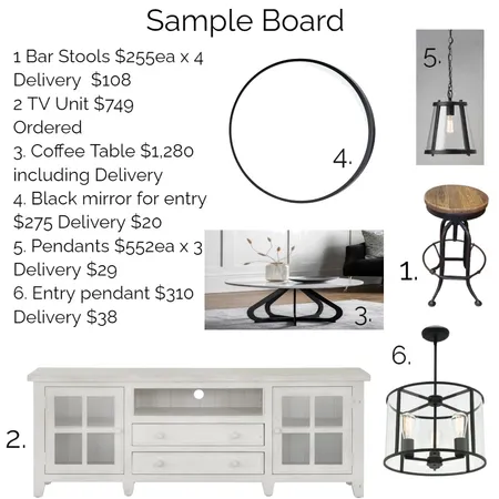 Kristy Sample Board Interior Design Mood Board by Style by Sisters on Style Sourcebook