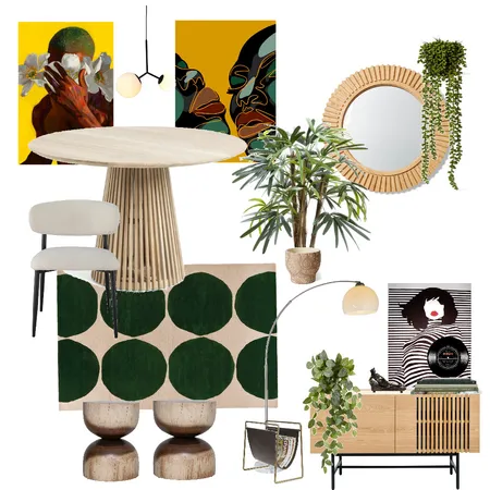 african chiq dining Interior Design Mood Board by TashaSimiyu on Style Sourcebook